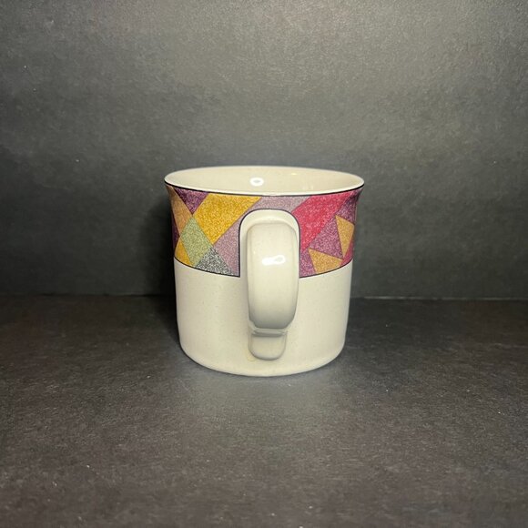 Vintage Studio Nova Palm Desert Y2216 Geometric Small Ceramic Coffee Mug Cup 3" - Picture 2 of 6